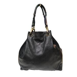 Henri Bendel Shoulder Bag with gold zipper hardware detailing  RARE